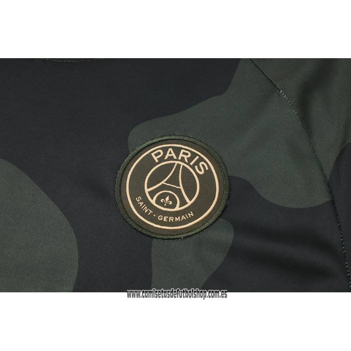 Chandal del Paris Saint-Germain Jordan 24-25 Manga Corta Verde - Pantalon Corto